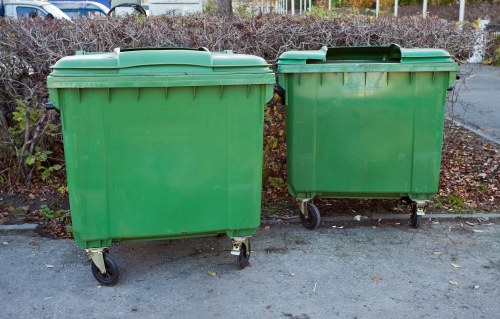 Community members participating in a recycling program in East Ham