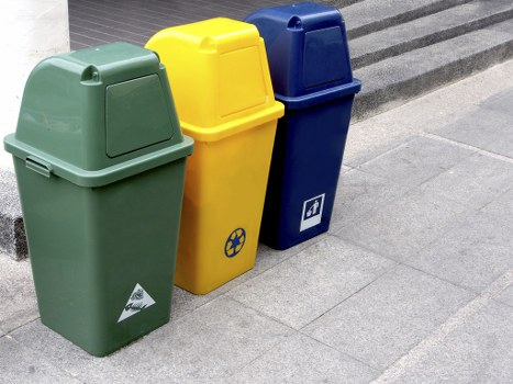 Commercial skip installation with necessary permits
