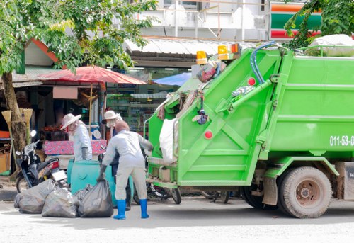 Proper waste disposal being conducted by muck away services