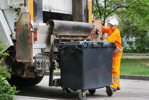 Sorting materials at a local transfer station